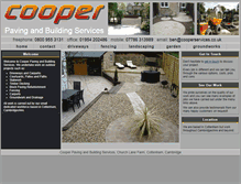 Tablet Screenshot of cooperservices.co.uk